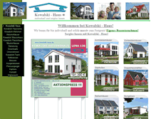 Tablet Screenshot of kowalski-haus.de